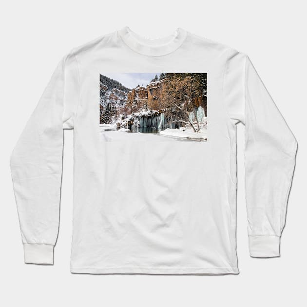 Hanging Lake Long Sleeve T-Shirt by valentina9